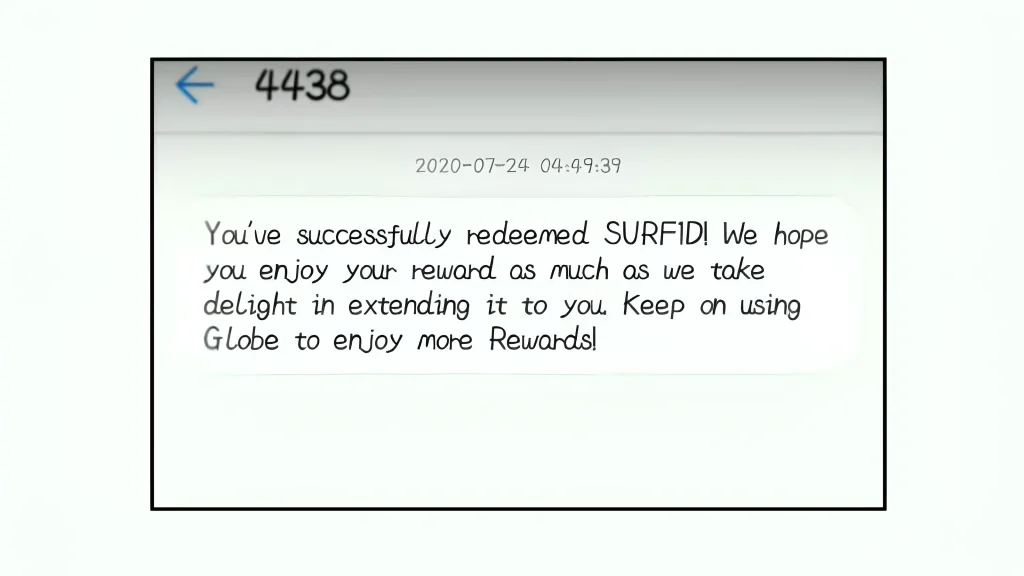 Wait for a confirmation message 