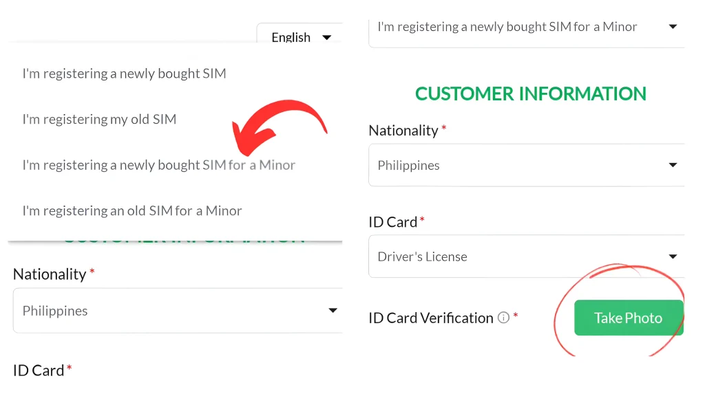 type of registration
