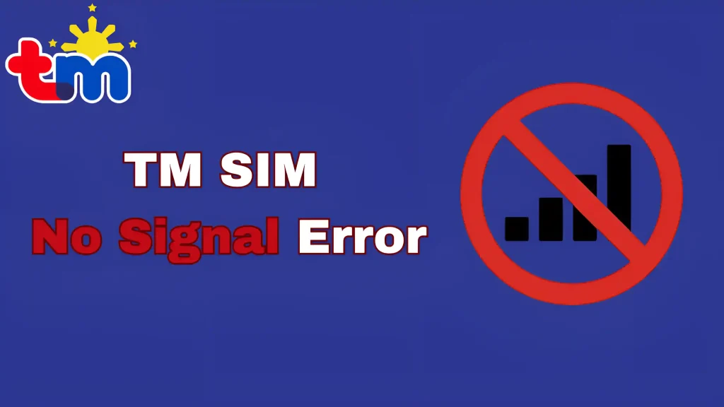 tm sim no signal