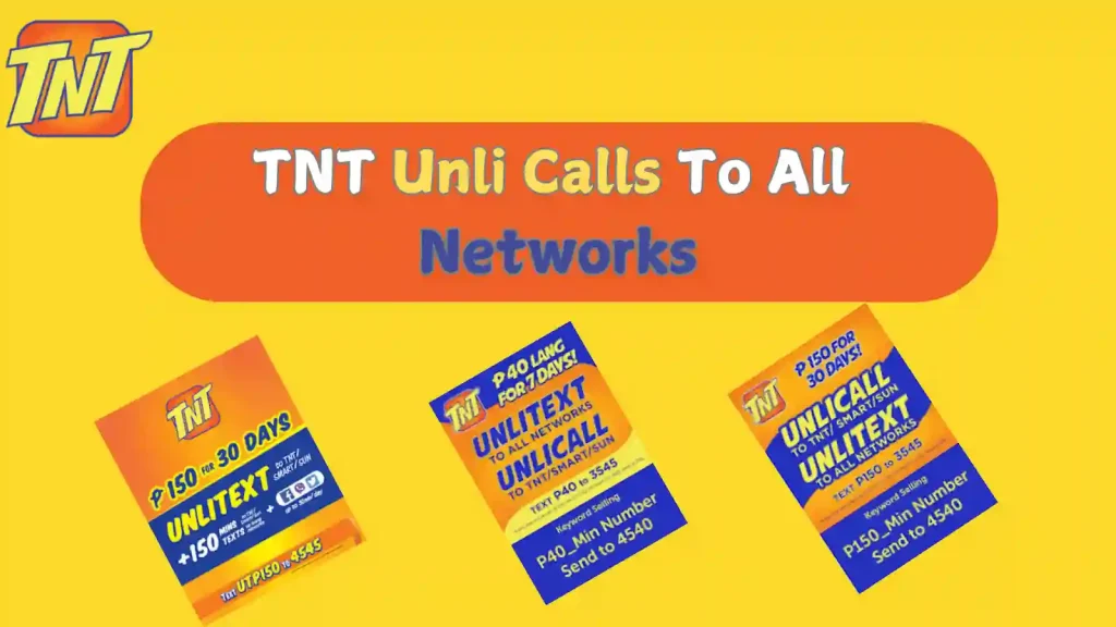TNT Unli Calls To All Networks