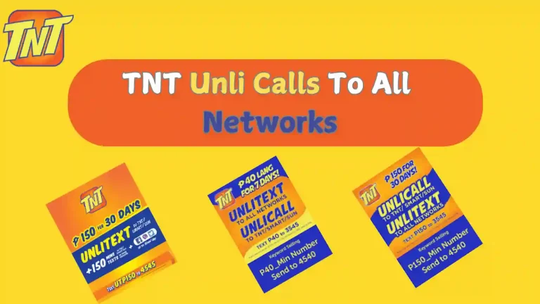 TNT Unli Calls To All Networks