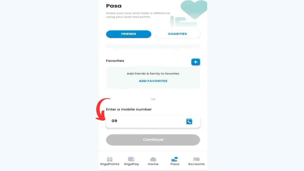 Enter the recipient’s TNT number
