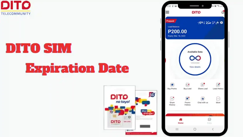 Dito Sim  expiration date 